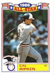 1986 Topps Glossy All-Stars White Stock Baseball Cards     005      Cal Ripken
